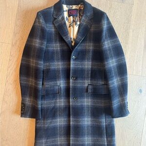 Scotch & Soda Blue and Beige Patterned Jacket